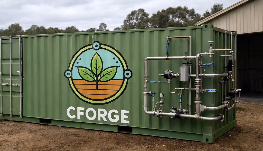 CForge's fertiliser production for circular soil restoration