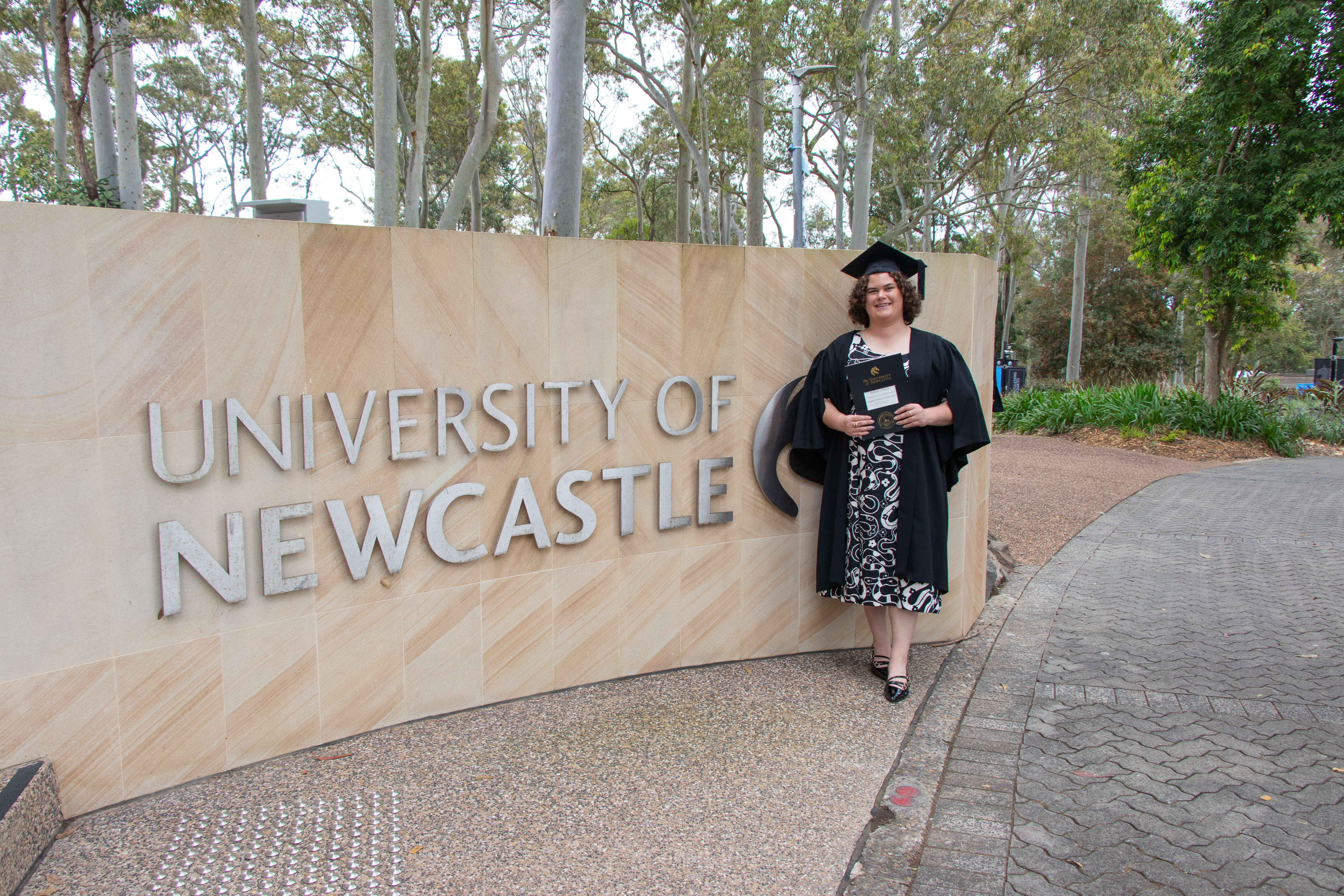 University of Newcastle's first clean energy graduate, Millie Williams